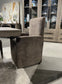 Pure Modern Dining - Upholstered Caster Chair - Himalaya Granite