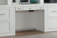 Catalina - Library Desk - Cottage White