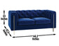 Charlene - Velvet Loveseat