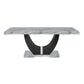 Lyra - Dining Table Top & Base - Gray