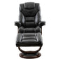 Monarch - Manual Reclining Swivel Chair and Ottoman