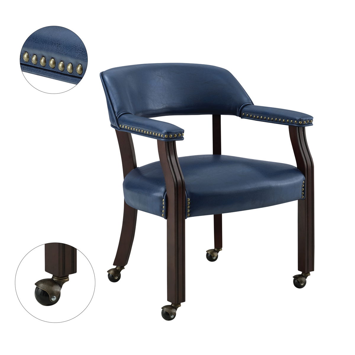 Tournament - Arm Chair With Casters