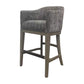 Pure Modern Dining - Upholstered Swivel Barstool - Moonstone