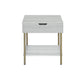 Whitman - Square End Table - White