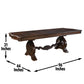 Royale - Dining Table - Dark Brown