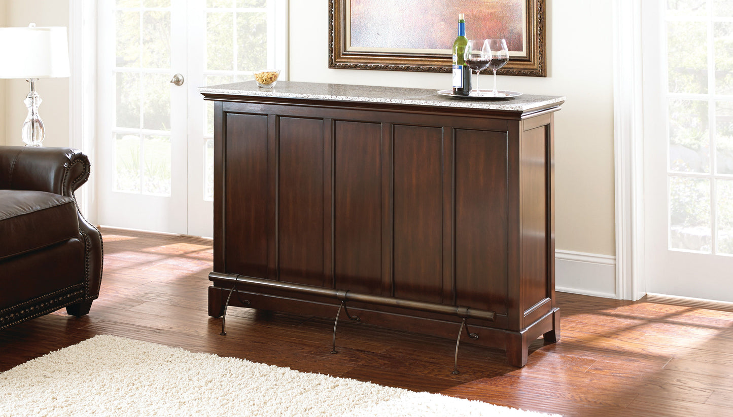 Newbury - Silverstone Top Bar Unit - Dark Brown