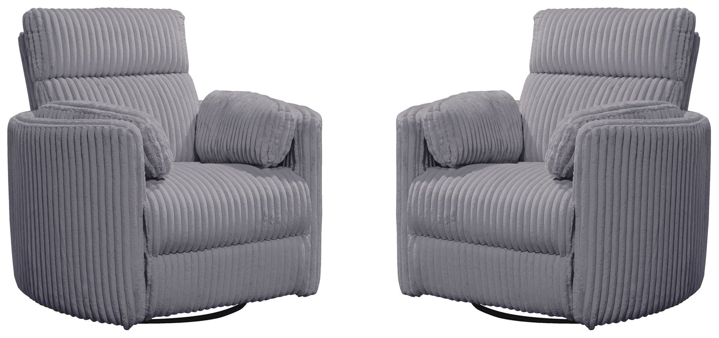 Radius - Power Swivel Glider Recliner (Set of 2)