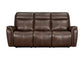 Cascade - Power Reclining Sofa & Loveseat - Auburn