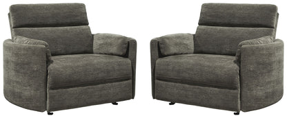 Radius Xl - Extra Wide Power Glider Recliner (Set of 2)