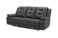 Caldwell - Power Reclining Sofa Loveseat And Recliner - Tahoe Charcoal