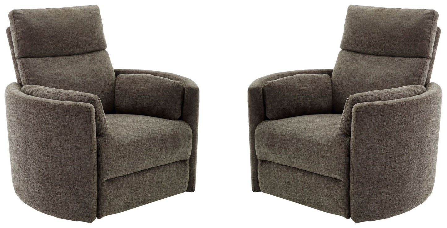 Radius - Power Swivel Glider Recliner (Set of 2)