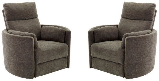 Radius - Power Swivel Glider Recliner (Set of 2)