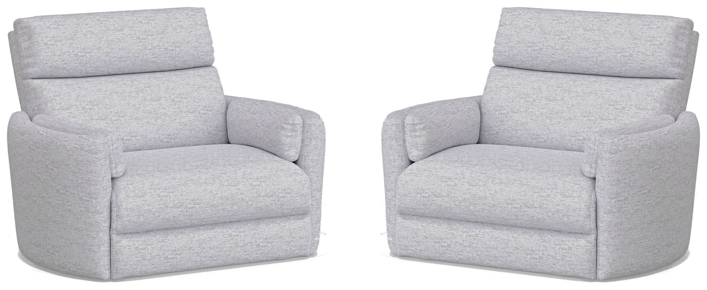 Radius Xl - Extra Wide Power Glider Recliner (Set of 2)