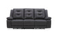 Caldwell - Power Reclining Sofa Loveseat And Recliner - Tahoe Charcoal