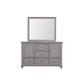 Jamestown - 2 Piece Dresser & Mirror - Gray