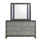 Radiance - Dresser & Mirror - Black