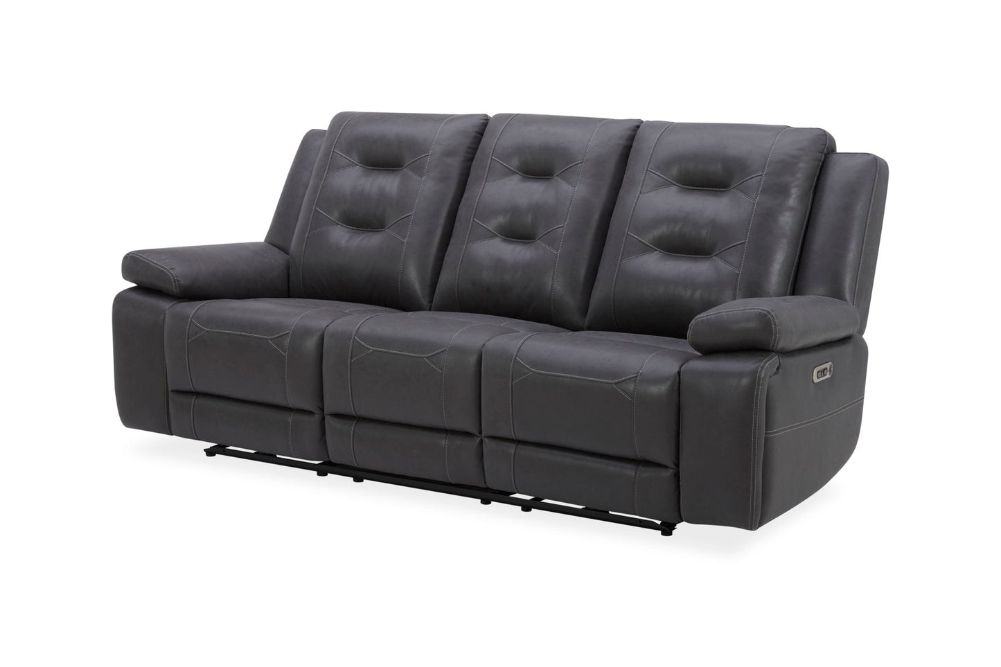 Caldwell - Power Reclining Sofa - Theo Fog