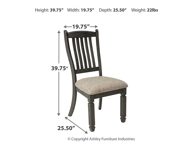 Tyler Creek Dining UPH Side Chair (2/CN)