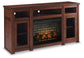 Harpan 72" TV Stand with Electric Fireplace