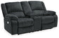 Draycoll DBL REC PWR Loveseat w/Console