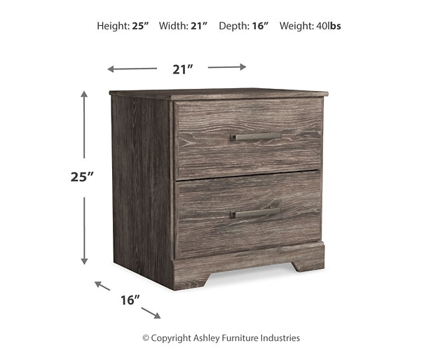 Ralinksi Two Drawer Night Stand