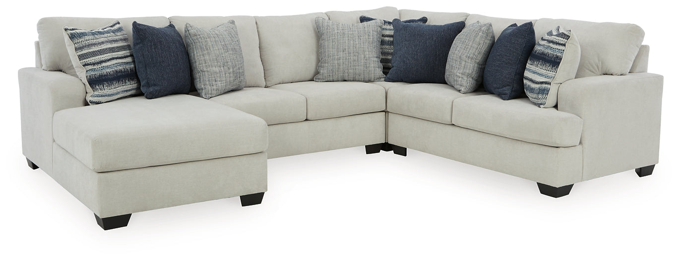 Lowder 4-Piece Sectional with Chaise