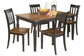 Owingsville Dining Table and 4 Chairs