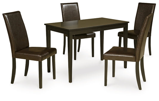 Kimonte Dining Table and 4 Chairs