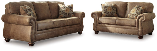 Larkinhurst Sofa and Loveseat