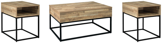 Gerdanet Coffee Table with 2 End Tables