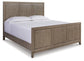 Chrestner California King Panel Bed with Mirrored Dresser