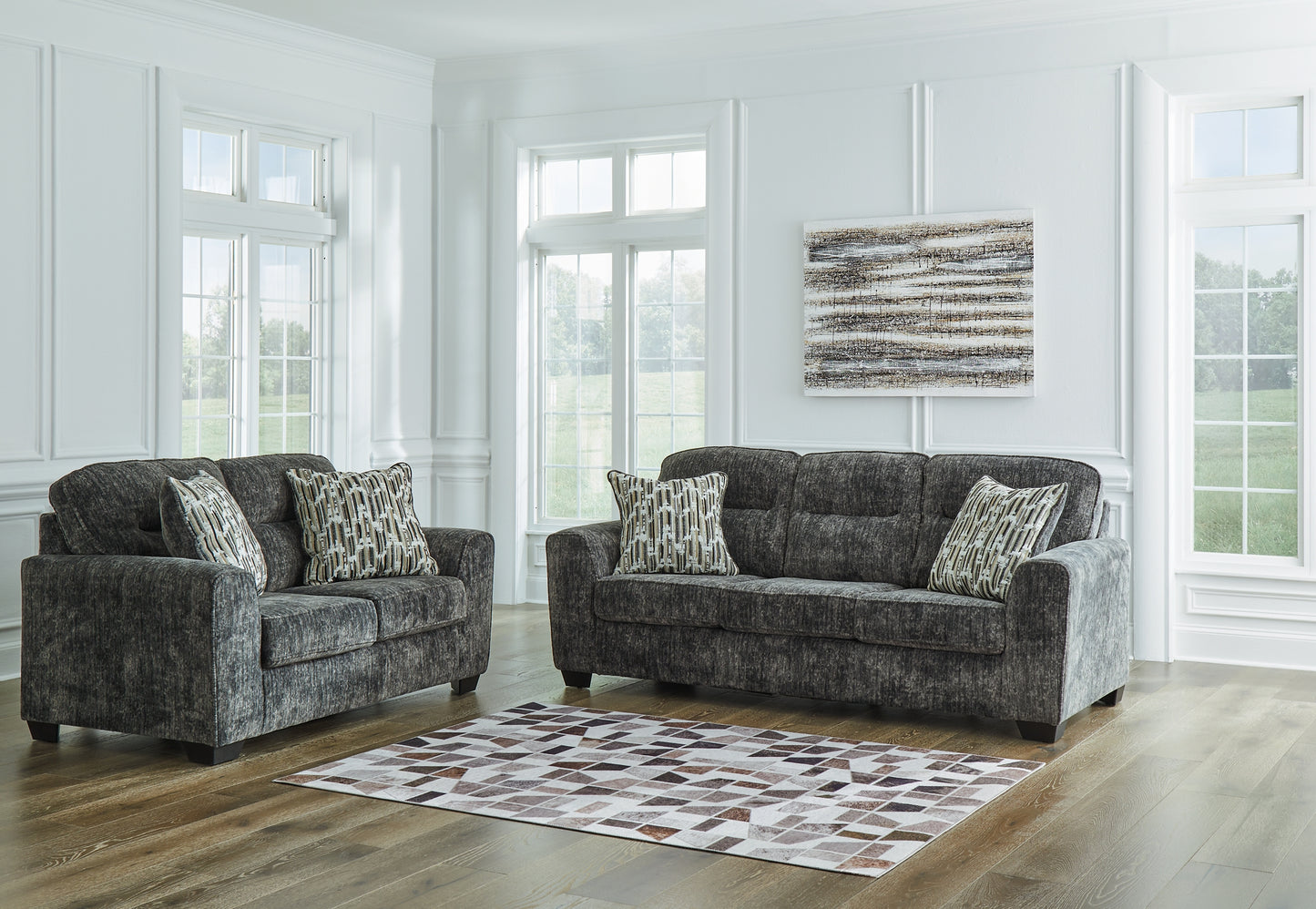 Lonoke Sofa and Loveseat