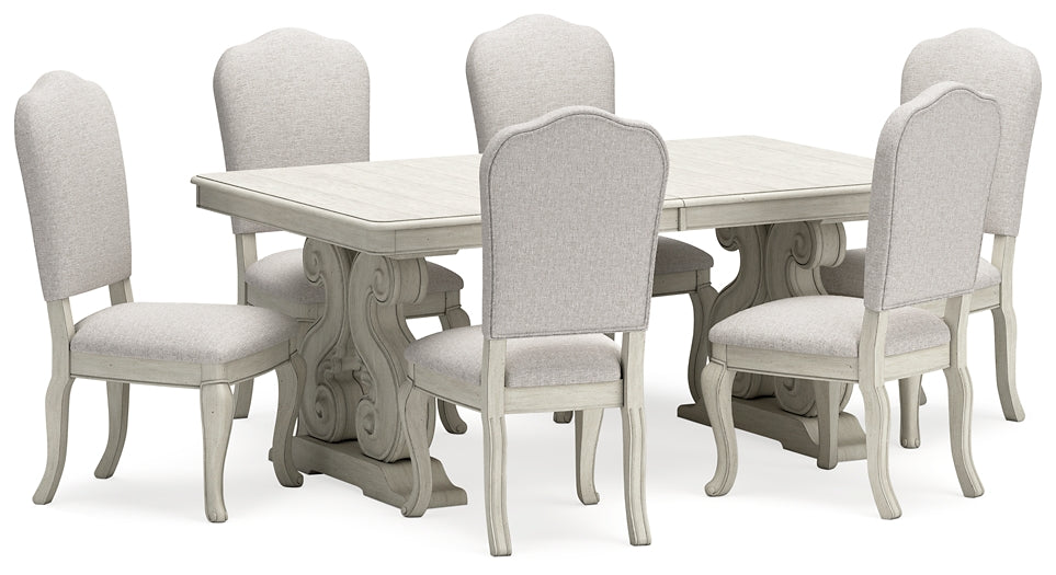 Arlendyne Dining Table and 6 Chairs