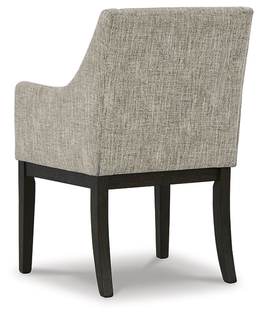 Burkhaus Dining UPH Arm Chair (2/CN)