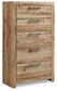 Hyanna Five Drawer Chest