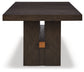 Burkhaus RECT Dining Room EXT Table