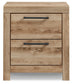 Hyanna Two Drawer Night Stand