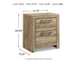 Hyanna Two Drawer Night Stand