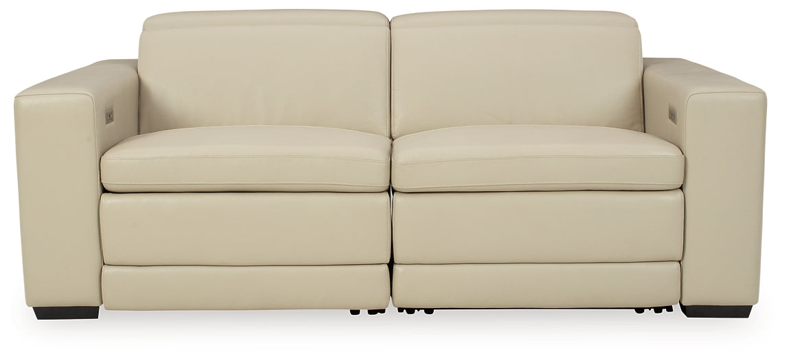 Texline 3-Piece Power Reclining Sectional Loveseat