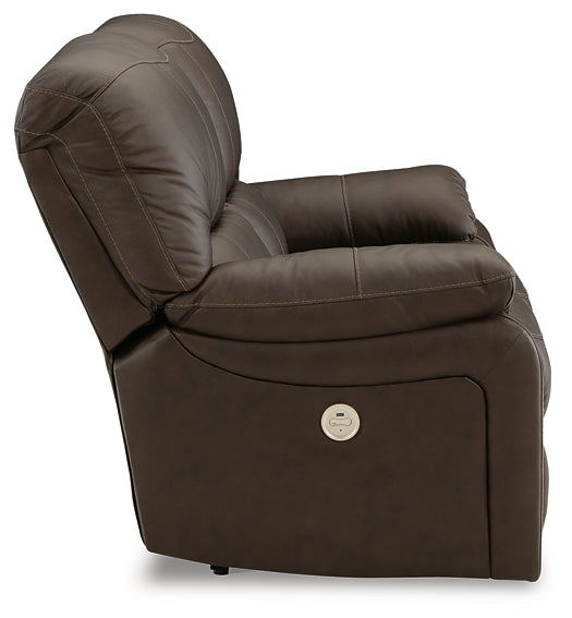 Leesworth Reclining Power Loveseat