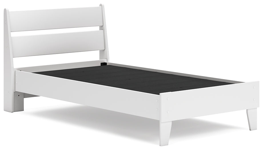 Socalle Twin Panel Platform Bed with Dresser and 2 Nightstands